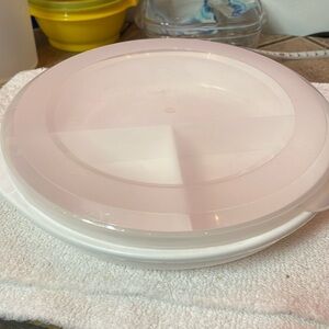 High sided divided plate/dish